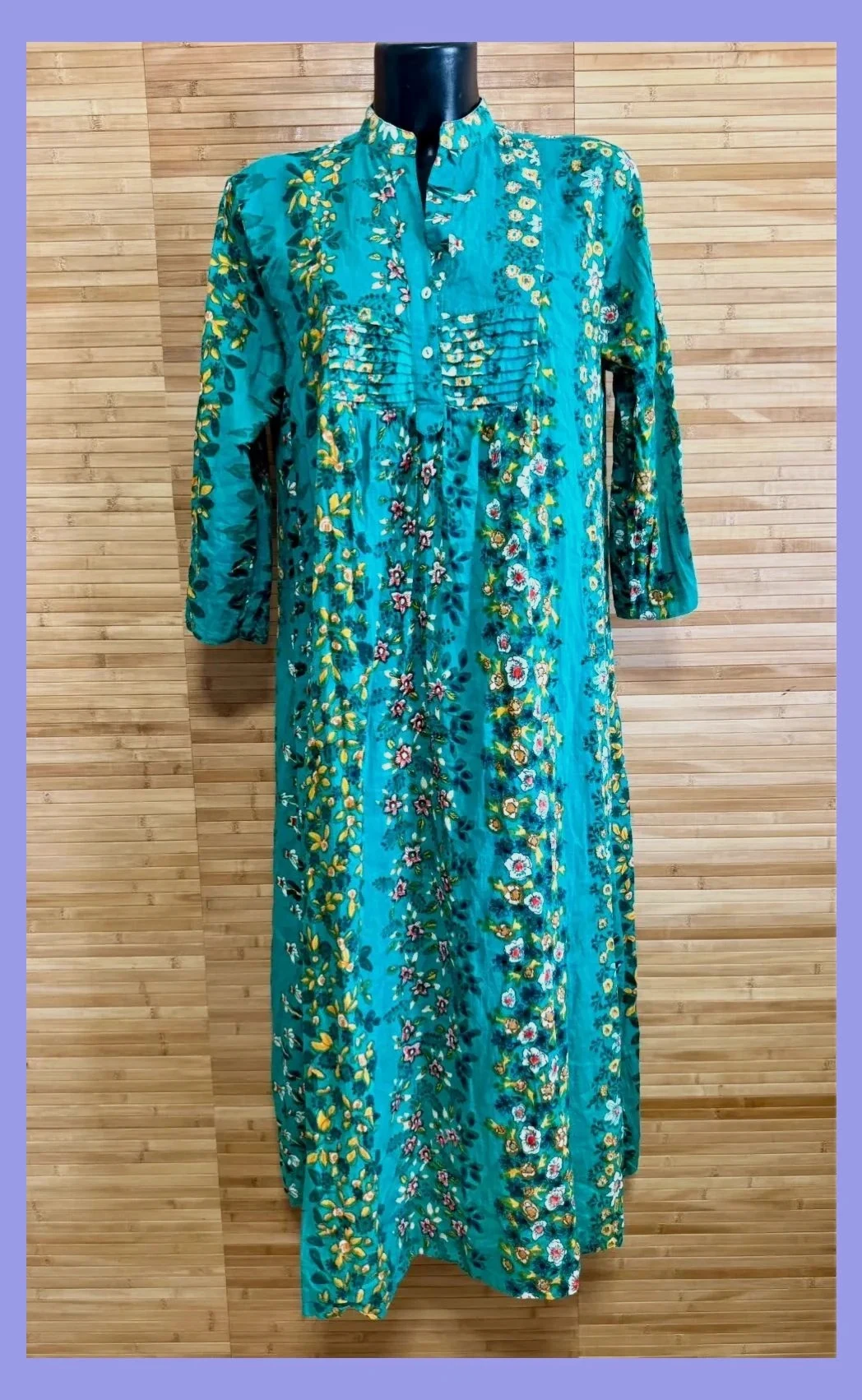 Divino vestido largo oversize 100% algodón talla L 😍