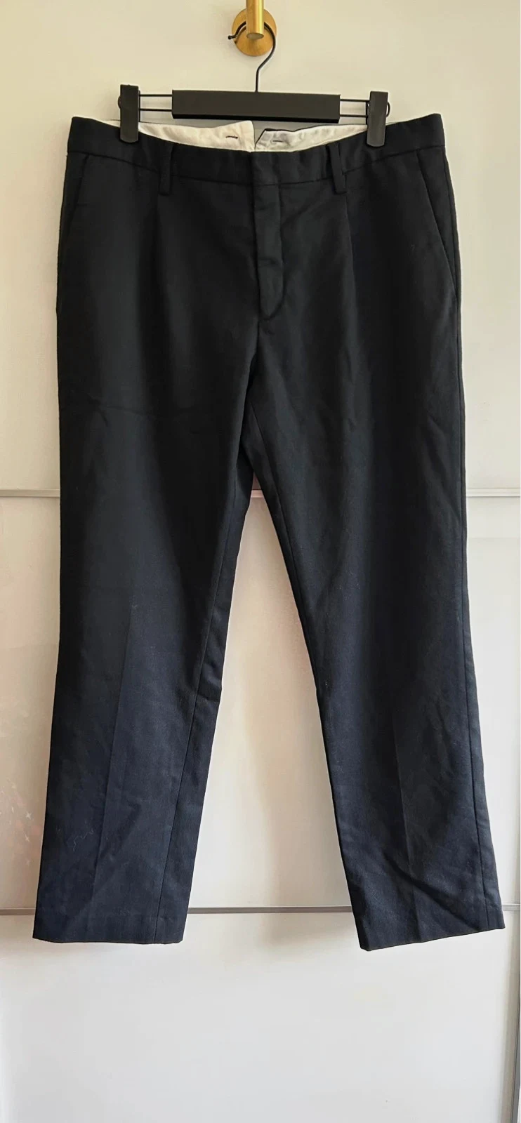 Sandro Paris Pantalon homme en laine noir T44 – Élégant & intemporel