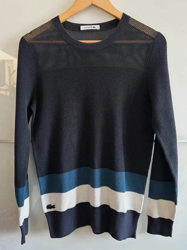 Pull Lacoste femme col rond léger coton T38