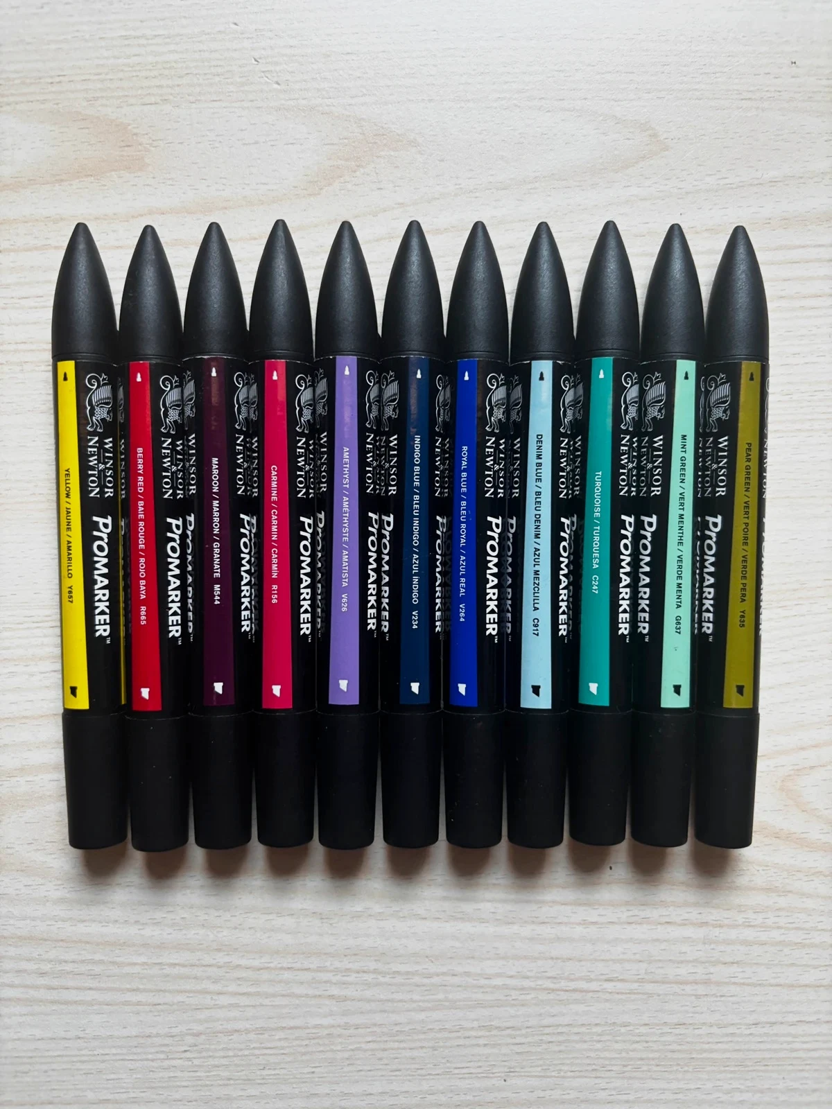 Feutres Winsor & Newton Promarker (Lot de 11)
