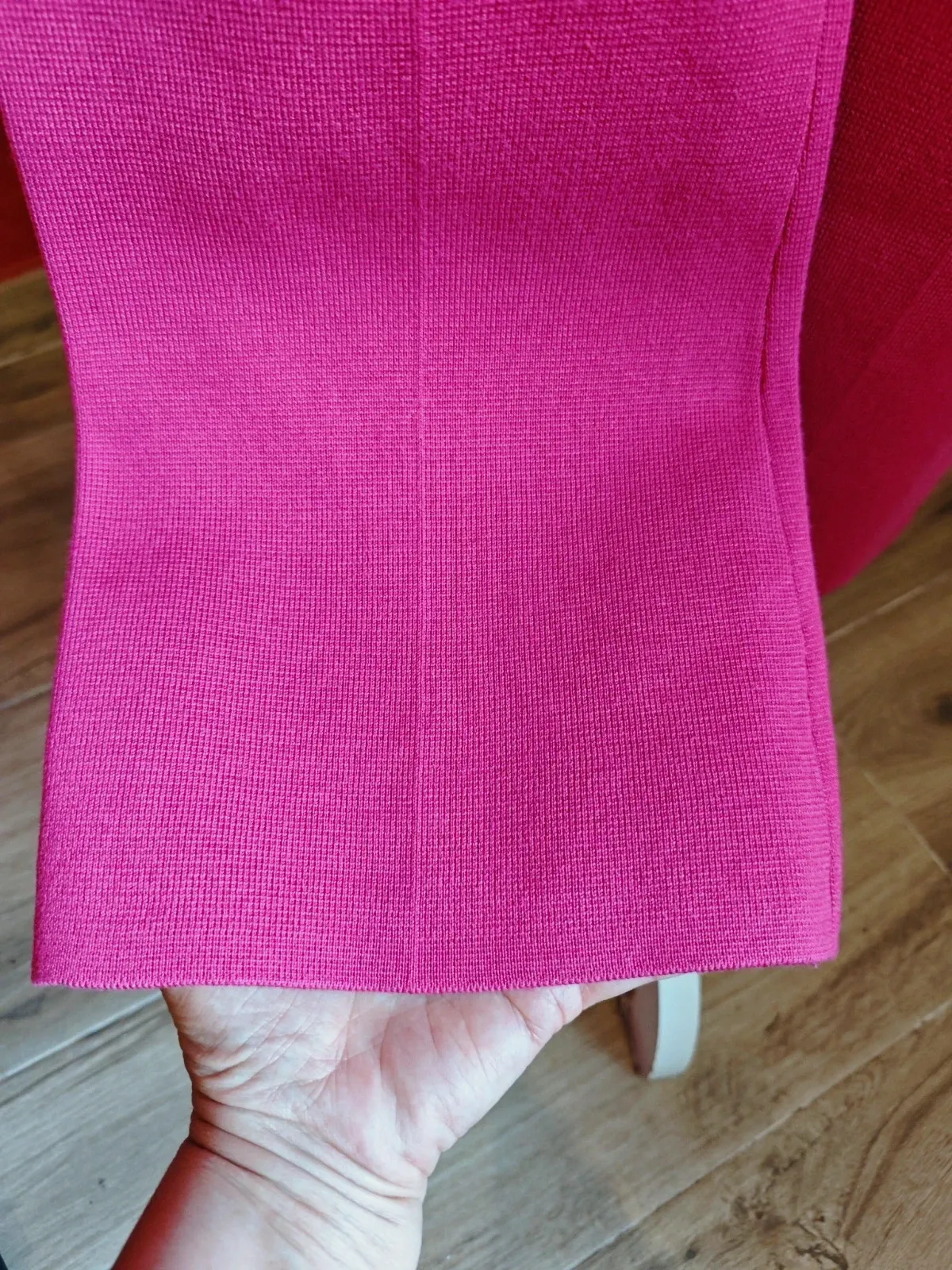 🌺 Pantalón de punto fucsia con pata ancha – Sfera Collection – taille S / 36 / 8 4
