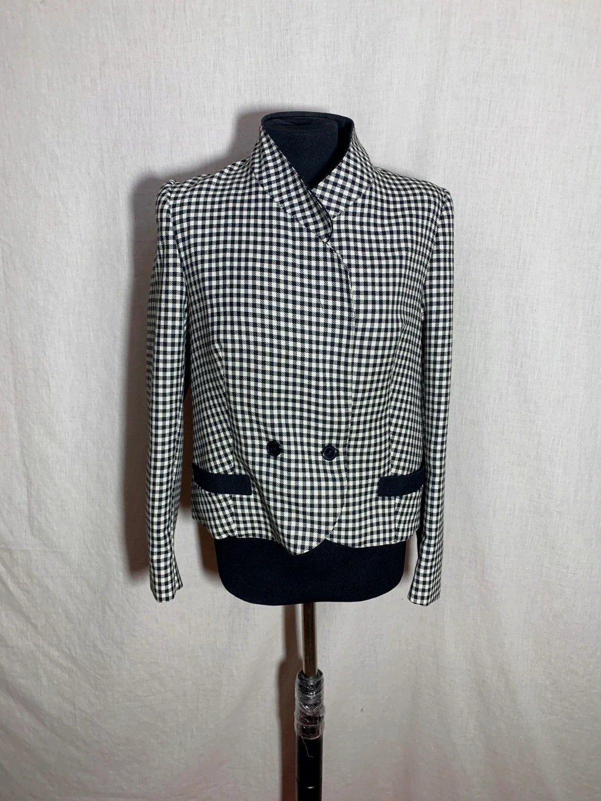Blazer Blanca y Negra | Black and White Blazer – taille XXL / 44 / 16