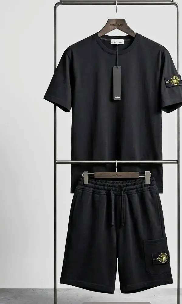 Ensemble Stone Island noir deux pièces homme taille M neuf – Stone Island – noir – taille M 2