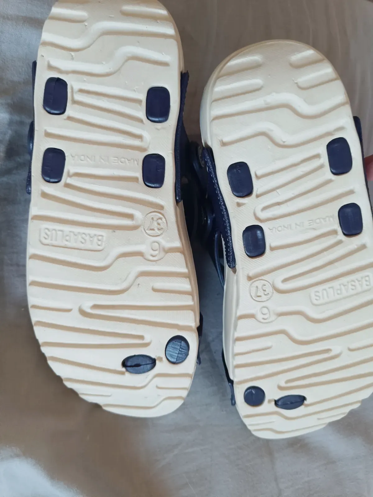 Sandalias azul marino con tiras cruzadas talla 36 – Basaplus – taille EU 36 6