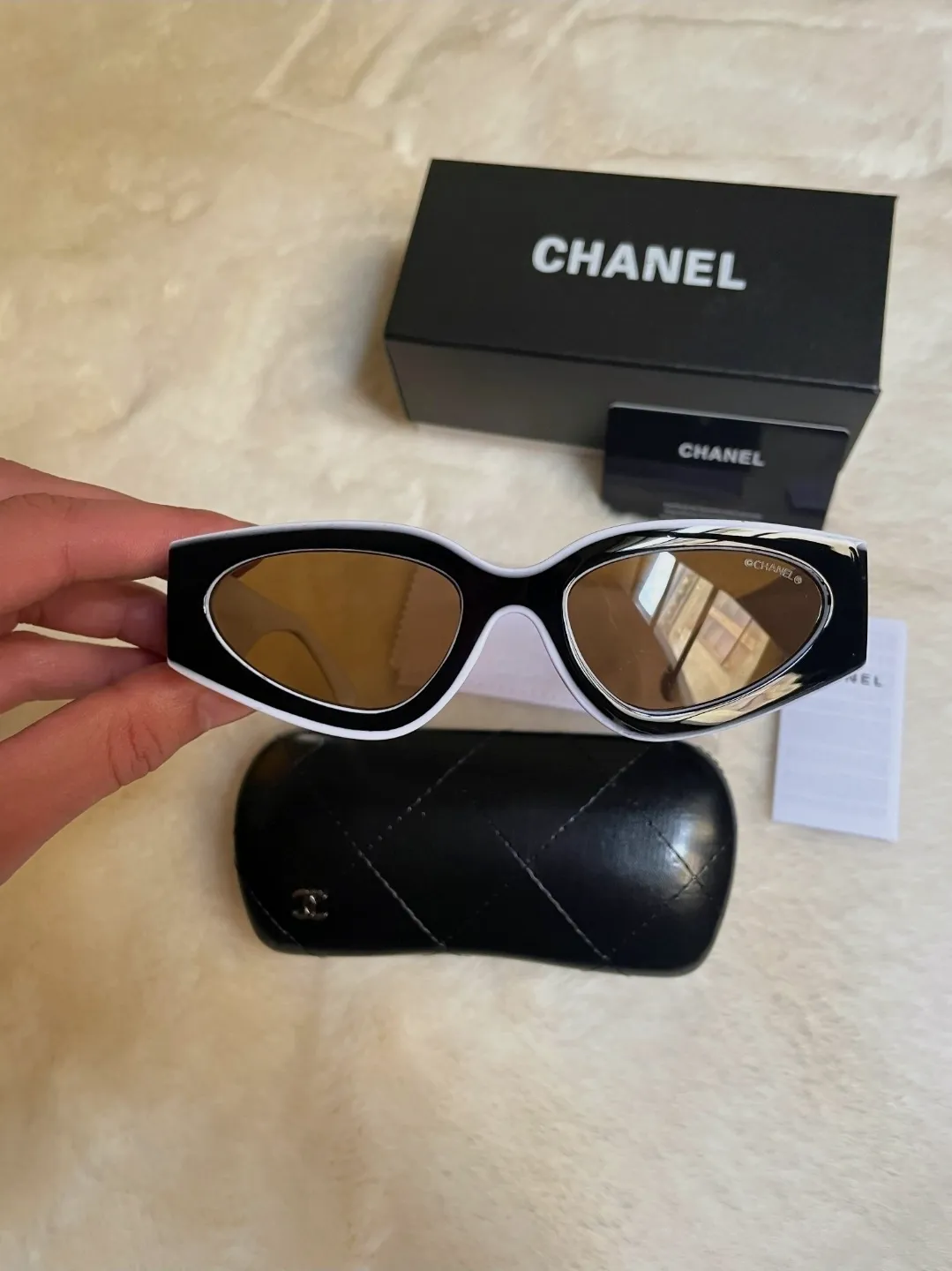 Lunette de Soleil Chanel – Chanel – noir – taille Taille unique 4