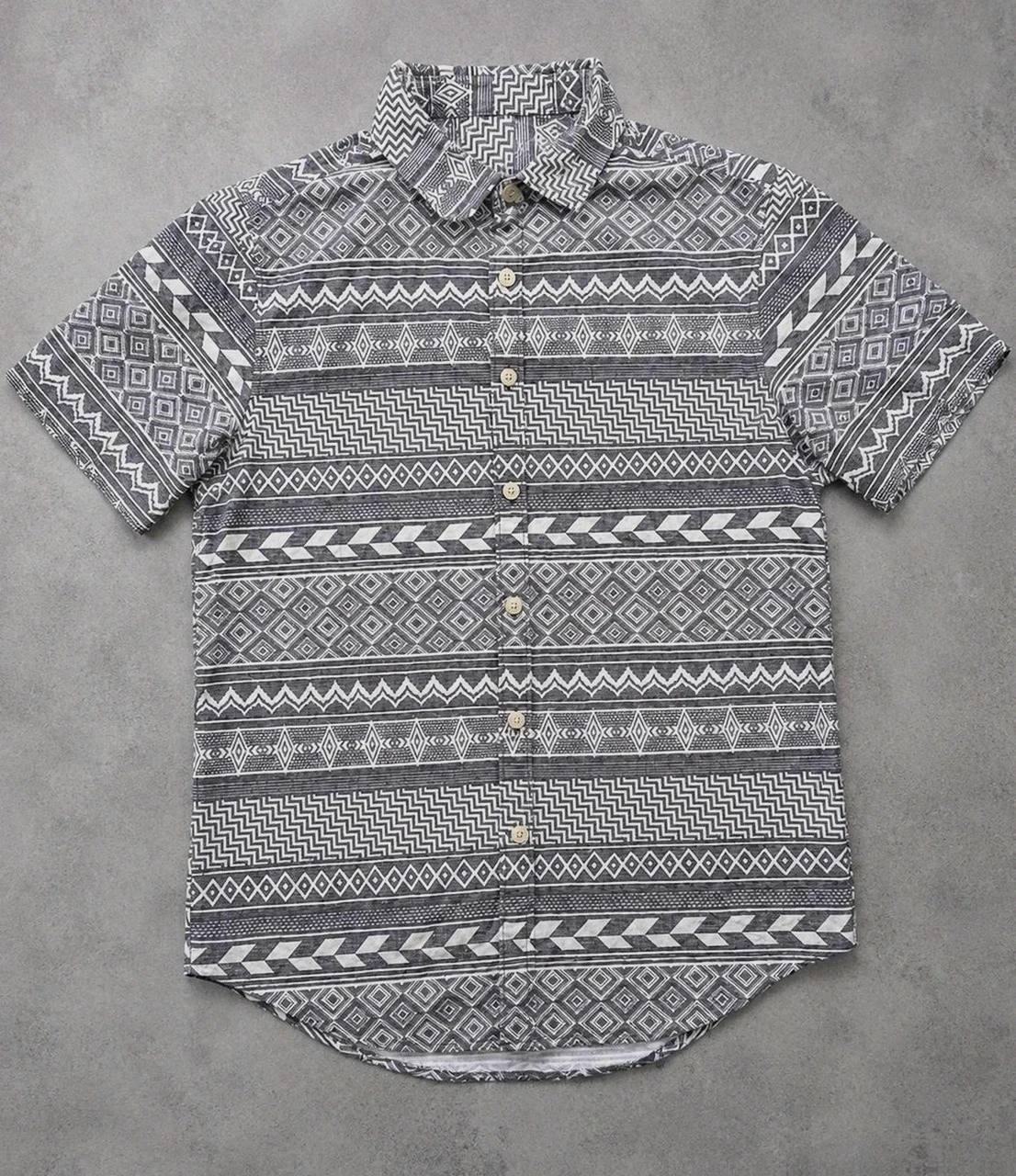 Chemise Homme No Boundaries Aztèque Tribal Ethnique Vintage Festival Coton Stretch Taille S