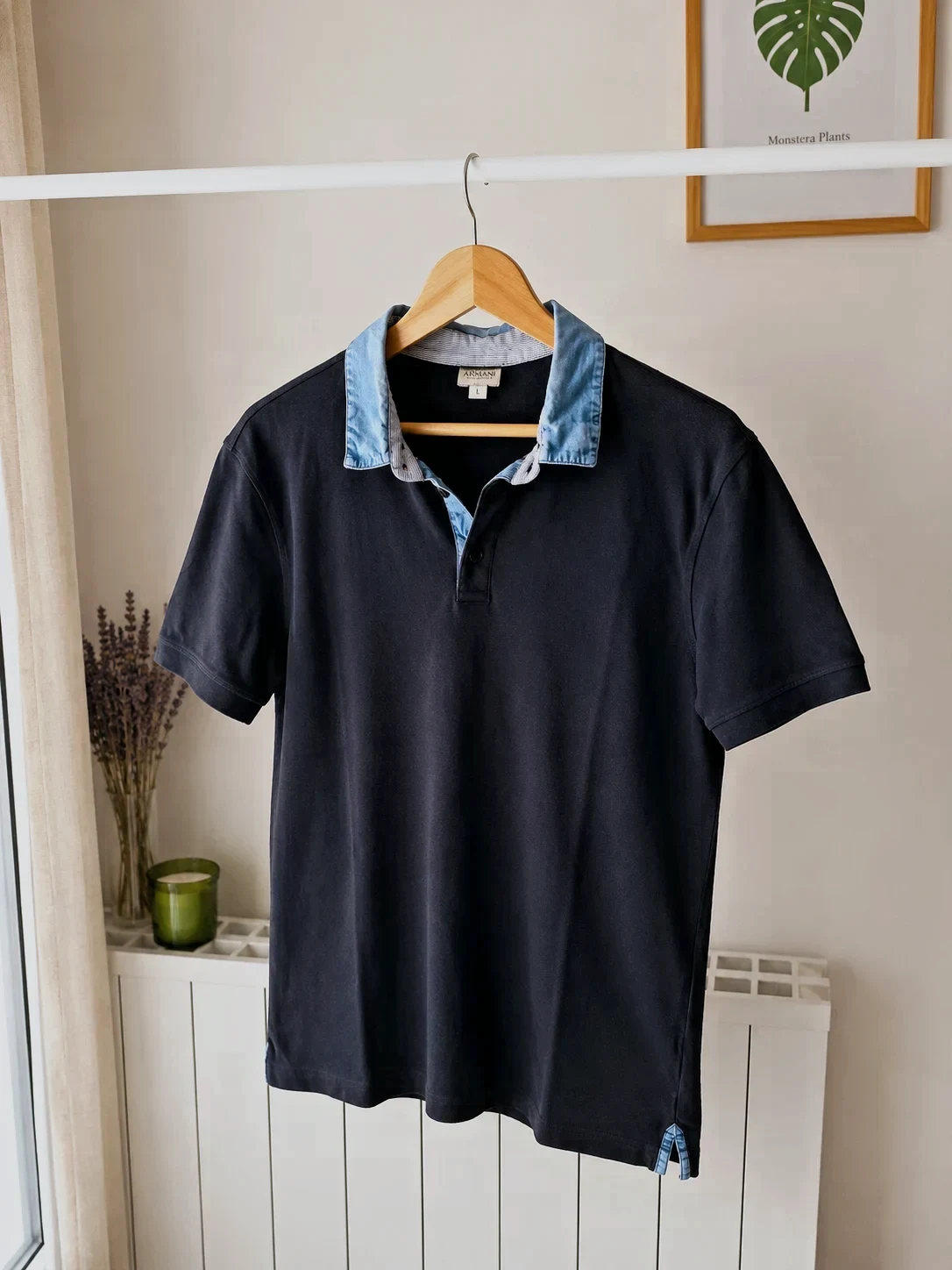 Polo Armani Collezioni bleu marine Taille L