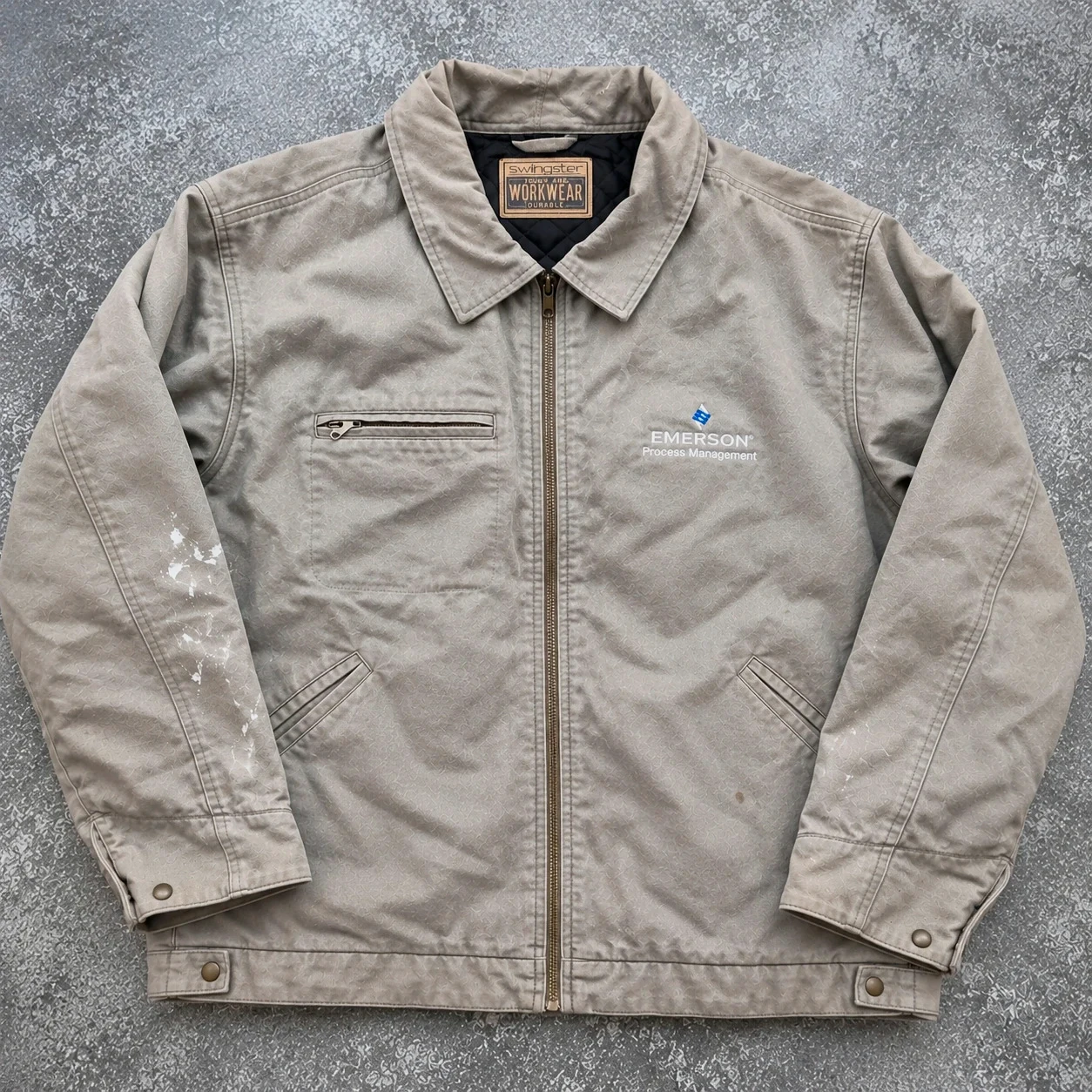 Swingster Heartland veste Workwear Mechanic Jacket XXL beige matelassée