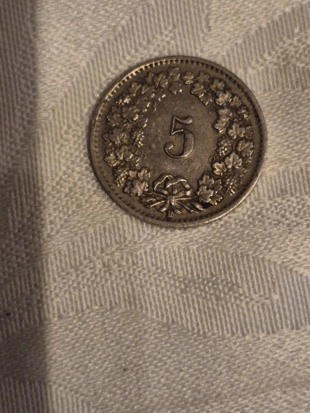 Pièce de 5 centimes Suisse (1943)