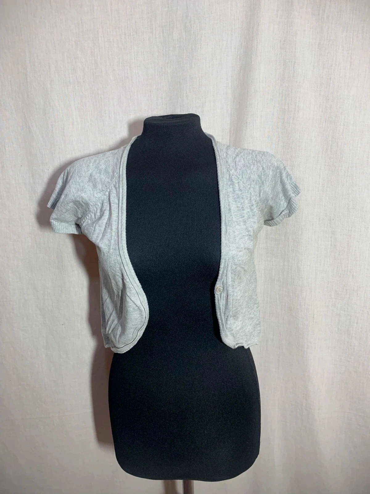 Bolero de Punto Gris Claro | Light Grey Knit Bolero | TRF