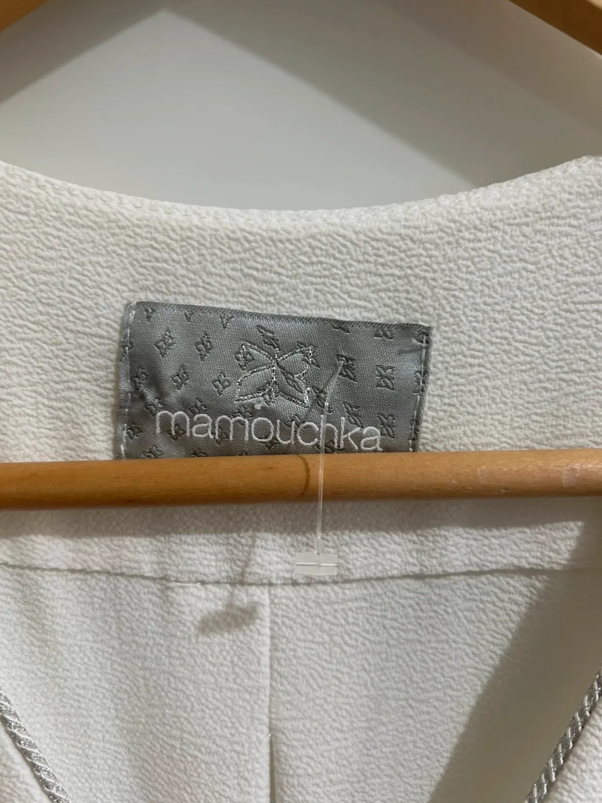 Robe Mamouchka Taille S écru doré chic fluide – Mamouchka – taille S / 36 / 8 4