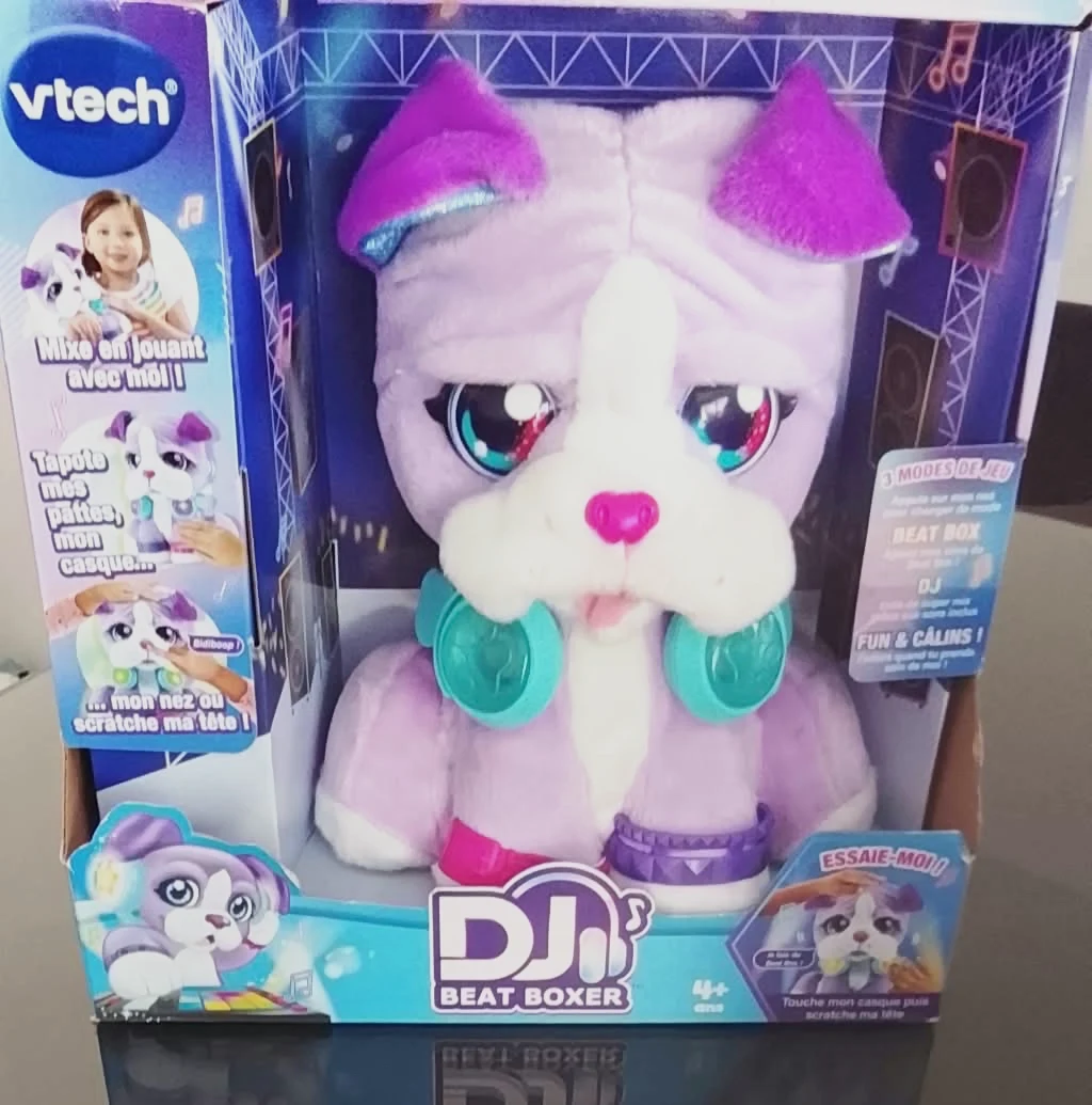 Peluche interactive VTech DJ Beat Boxer – VTech – taille 4 ans