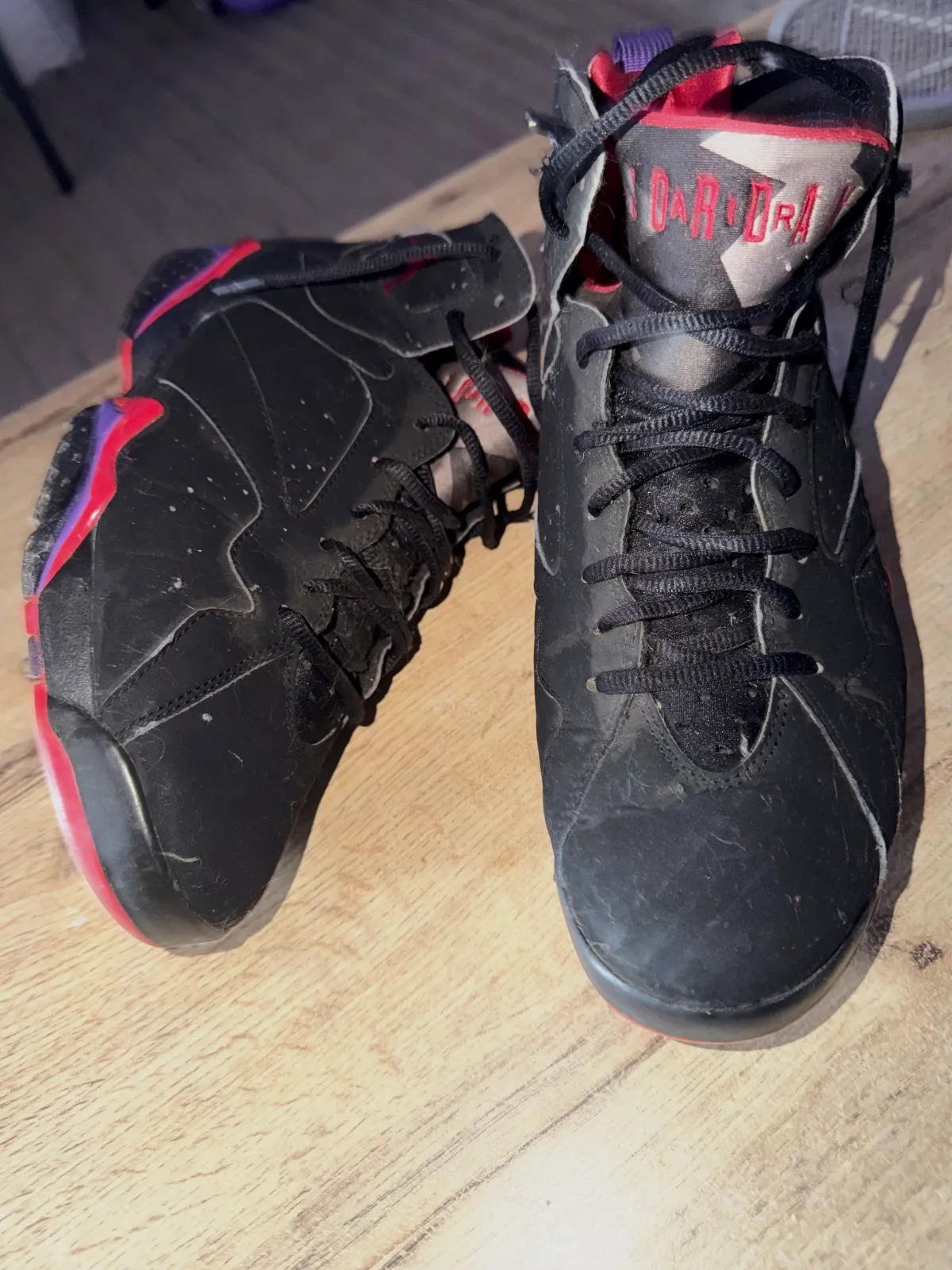 Baskets Air Jordan 7 Retro Raptors Noires – Jordan – taille EU 43 3