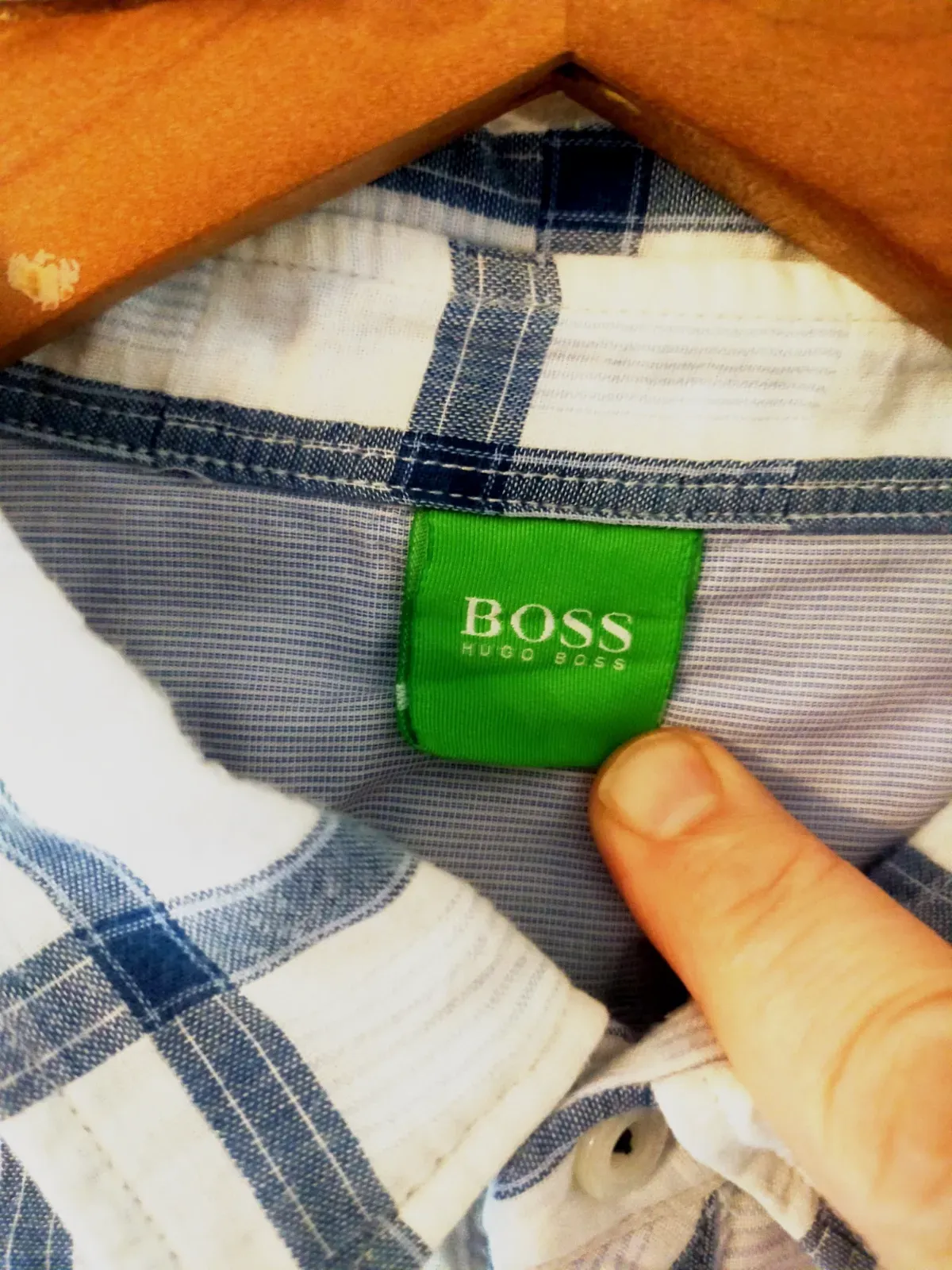 Chemise authentique Hugo Boss green block Carreaux xxl – Hugo Boss – taille XXL 3