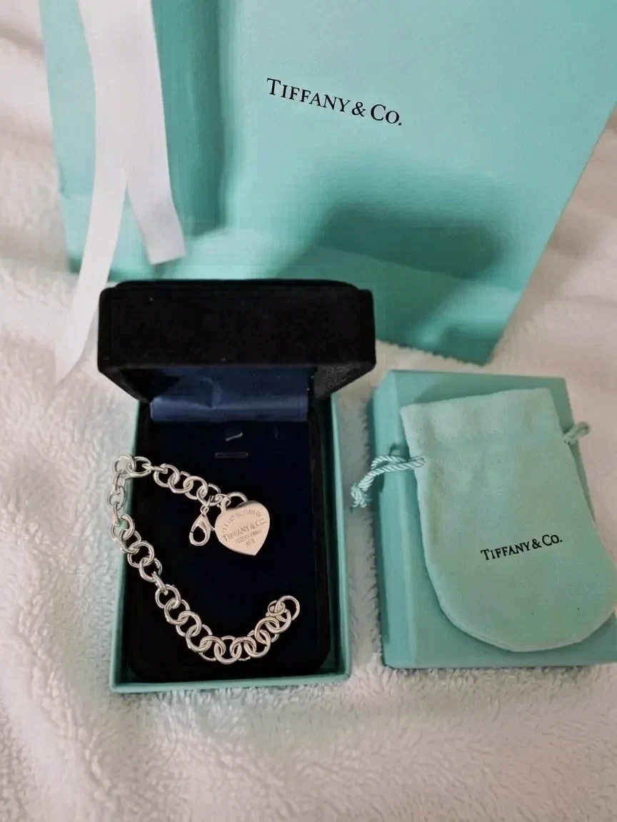 Bracelet Tiffany & Co cœur argenté