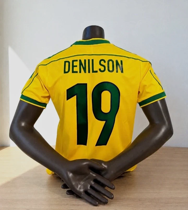 Maillot Nike Brésil Denilson 19 Coupe du Monde 1998 – Nike – taille L