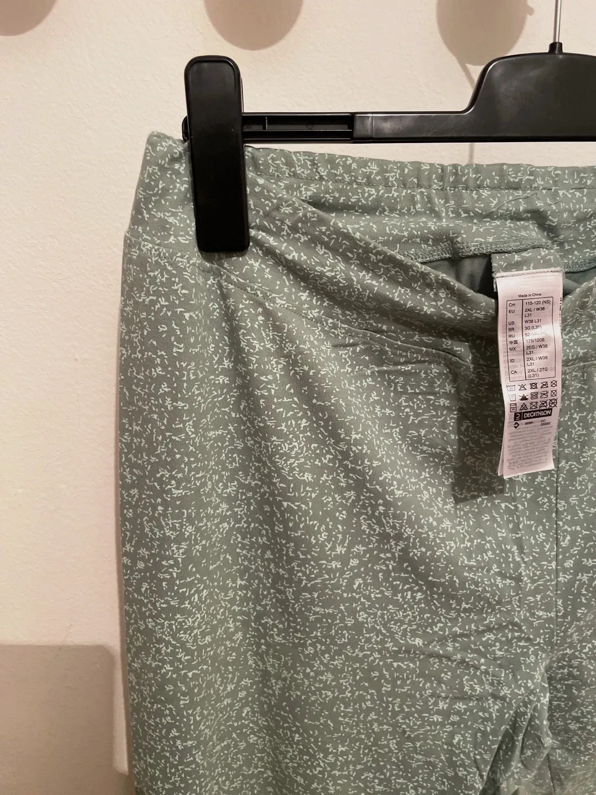 Mallas Deportivas Decathlon Verde Agua - Talla XXL – Decathlon – taille XXL / 44 / 16 4