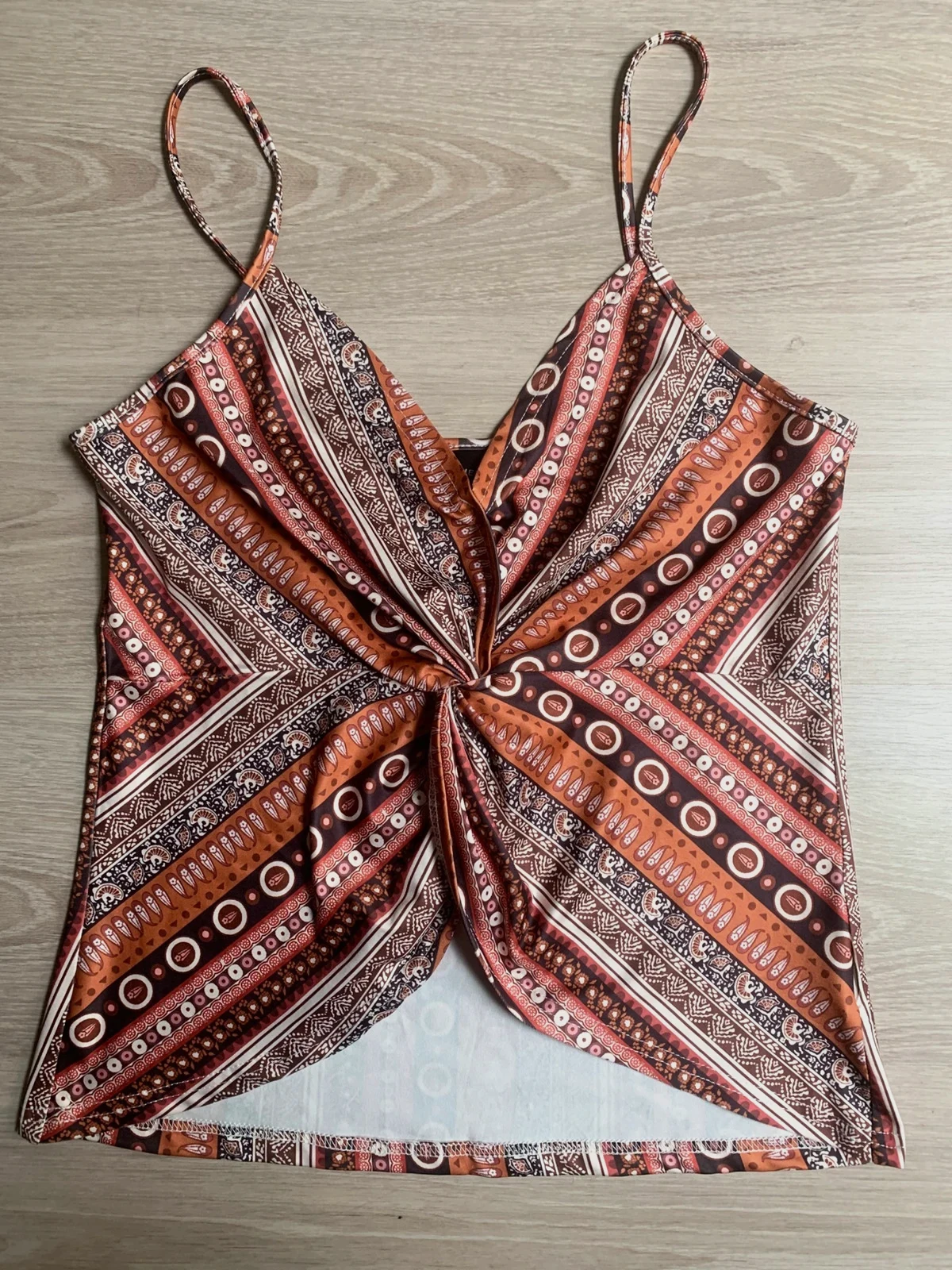Débardeur imprimé bohème SHEIN T36/S – bretelles réglables – Shein – taille S / 36 / 8