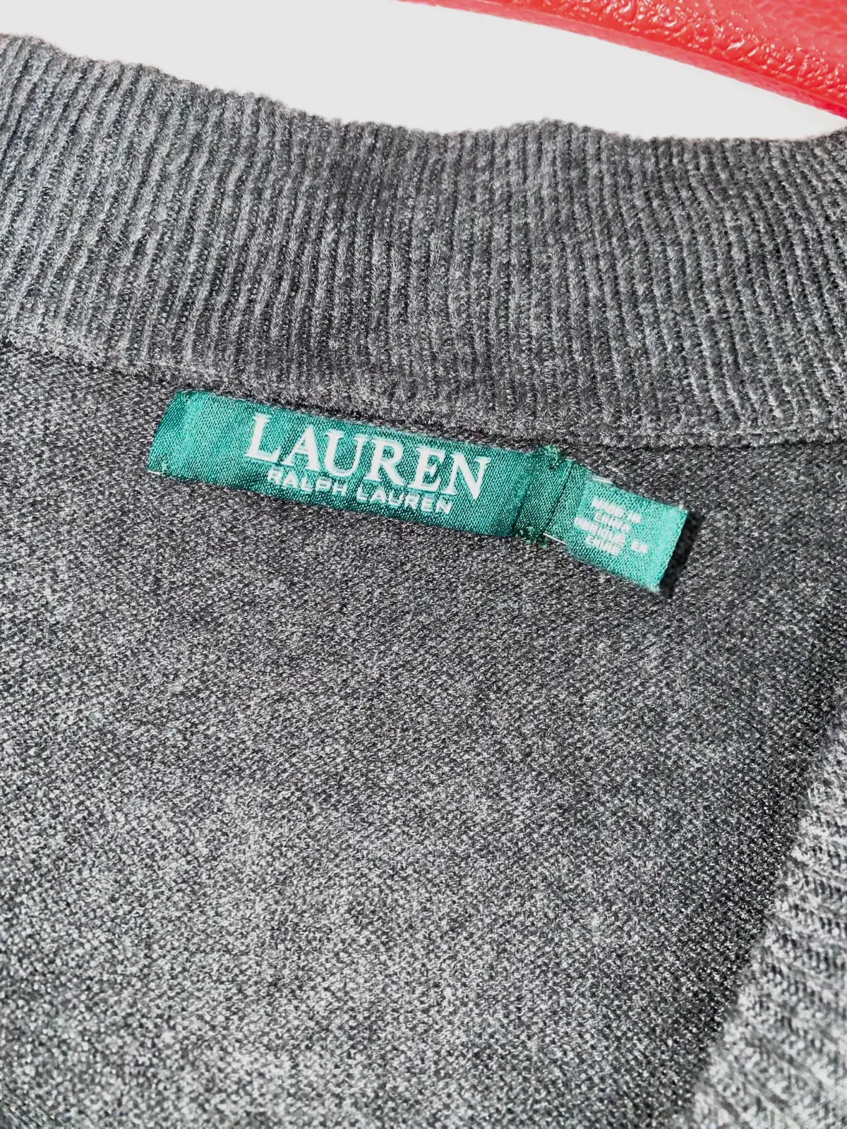 Grijze dames trui Lauren Ralph Lauren – Lauren Ralph Lauren – taille M 3