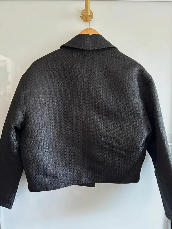 Blazer MEXX XS noir oversize court texturé neuf avec étiquette – Mexx – taille XS / 34 / 6 3