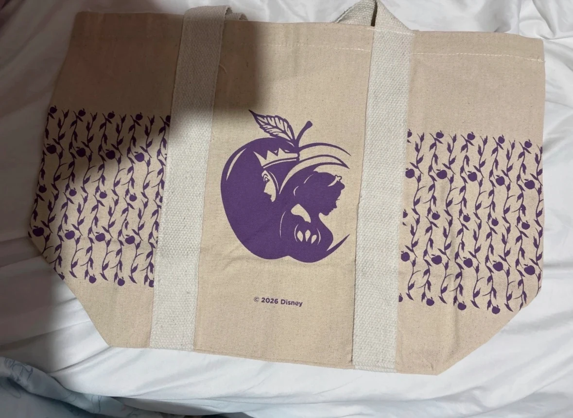 Sac en tissu blanche neige