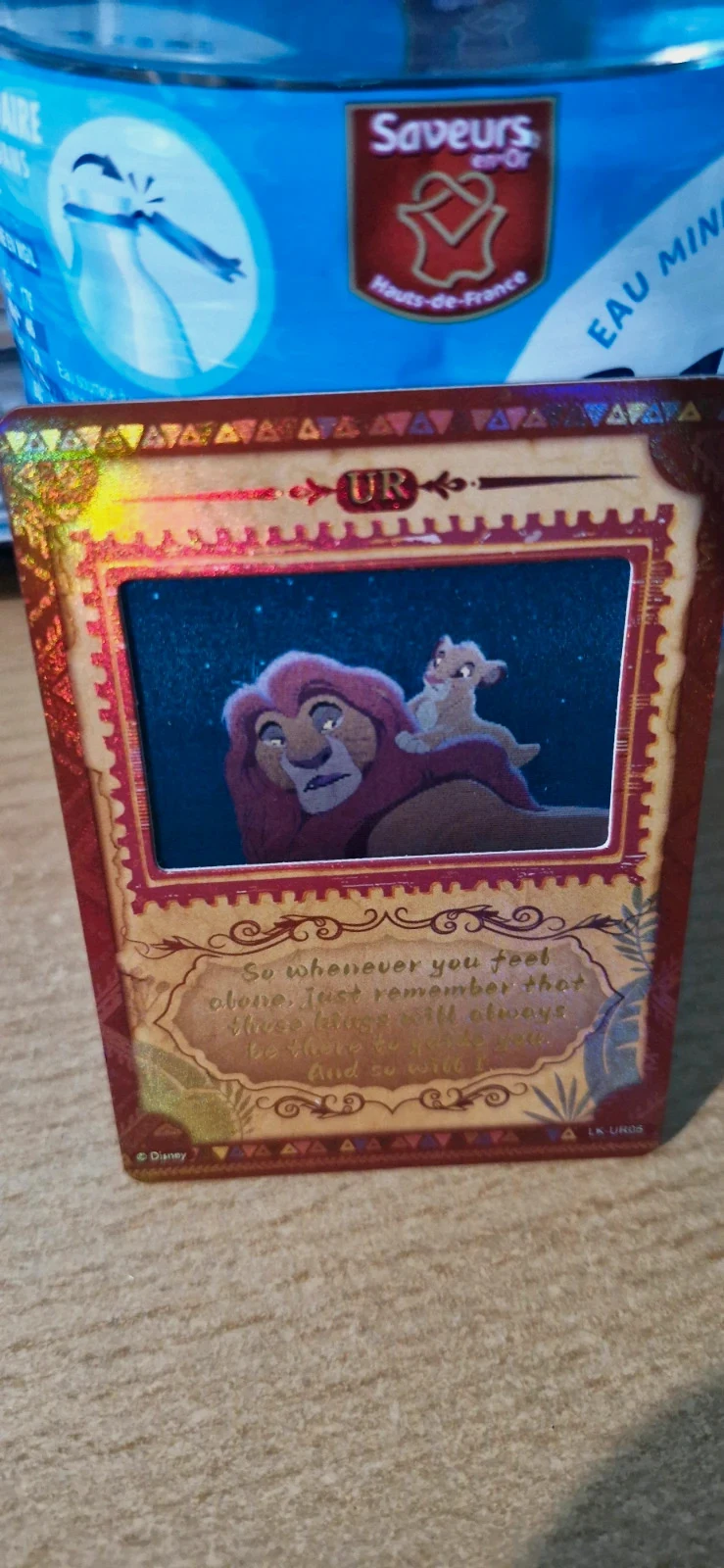 Carte Simba et Mufasa