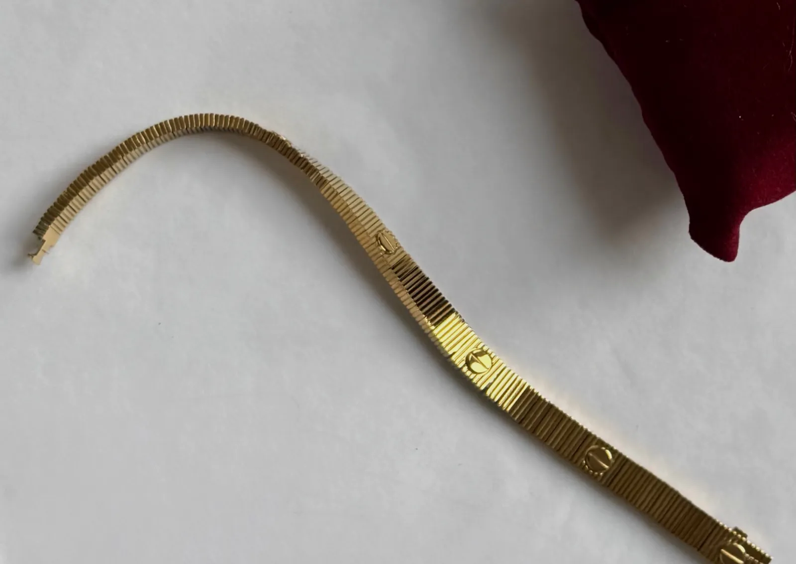 Bracelet Cartier souple – Cartier – doré – taille Taille unique 2