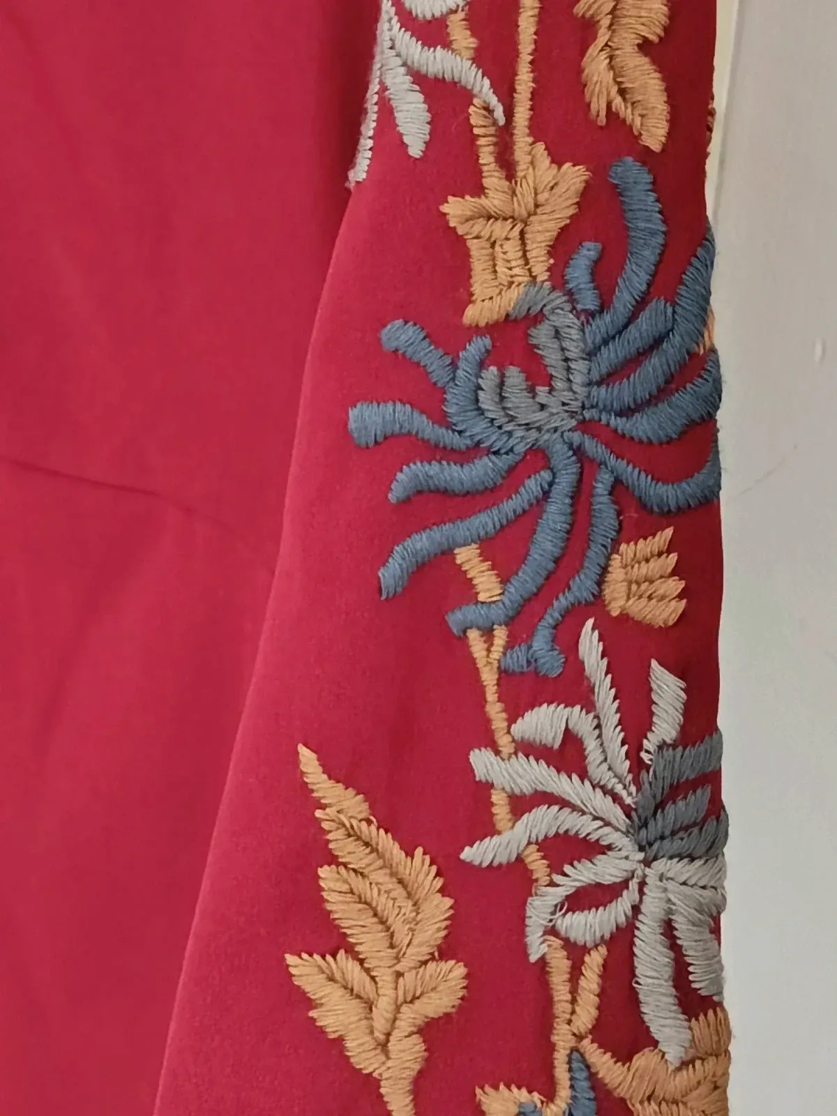 Vestido Nice Things Paloma S Granate con Bordados Florales🔥🔥 – Nice Things – taille M / 38 / 10 2