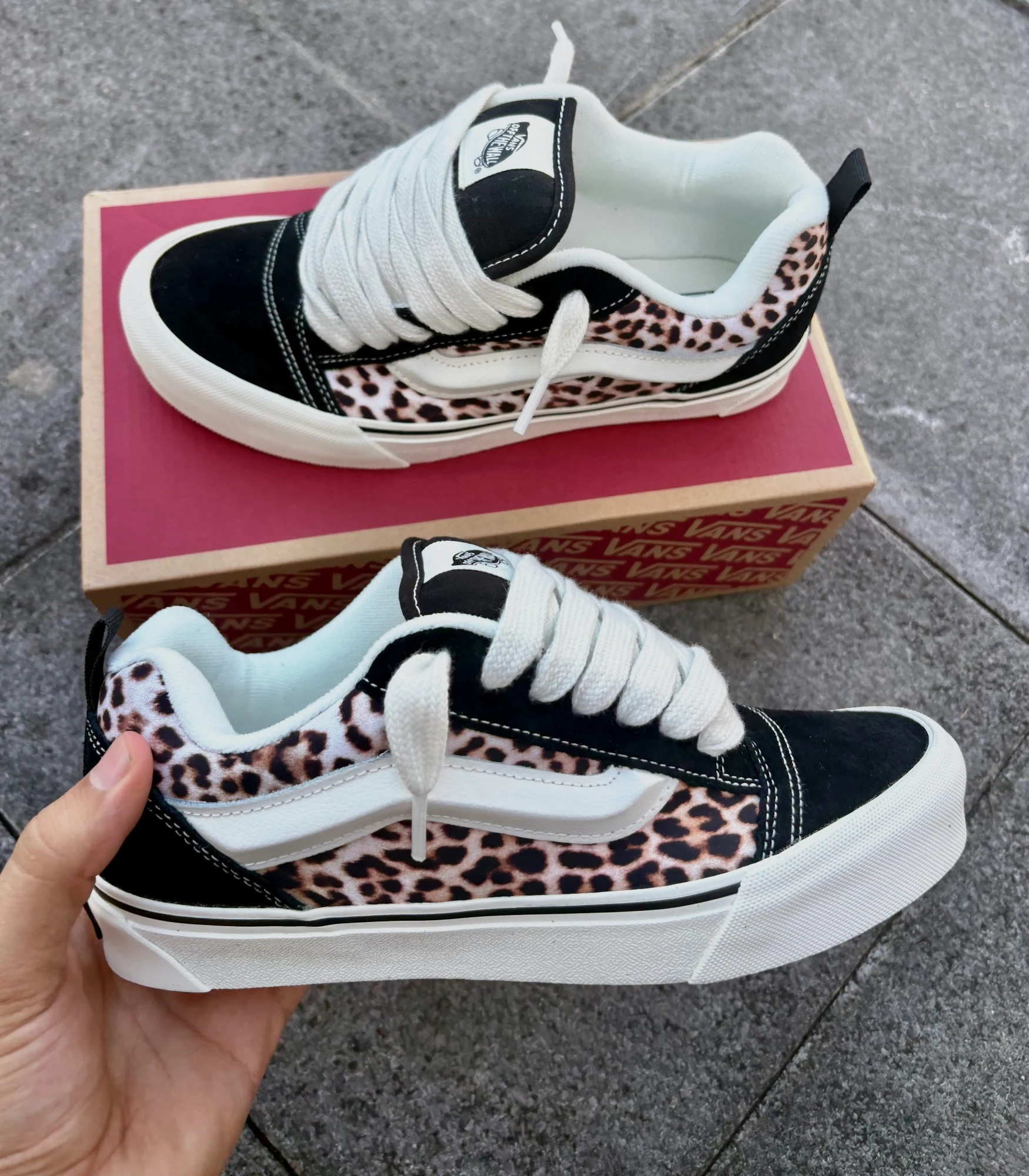 Vans Knu Skool Black Leopard - T.38 - Neuf avec boîte