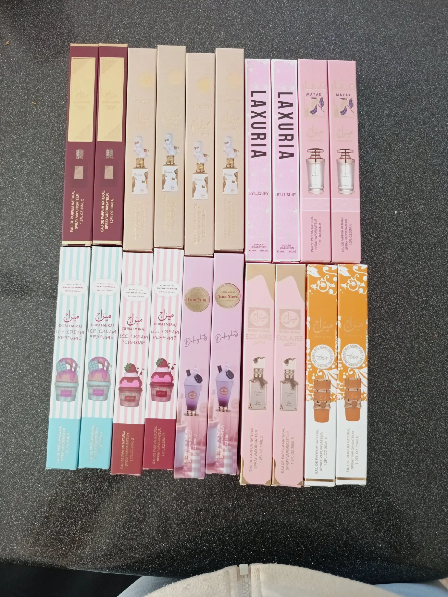 Lot de 20 eau de parfum 35ml 