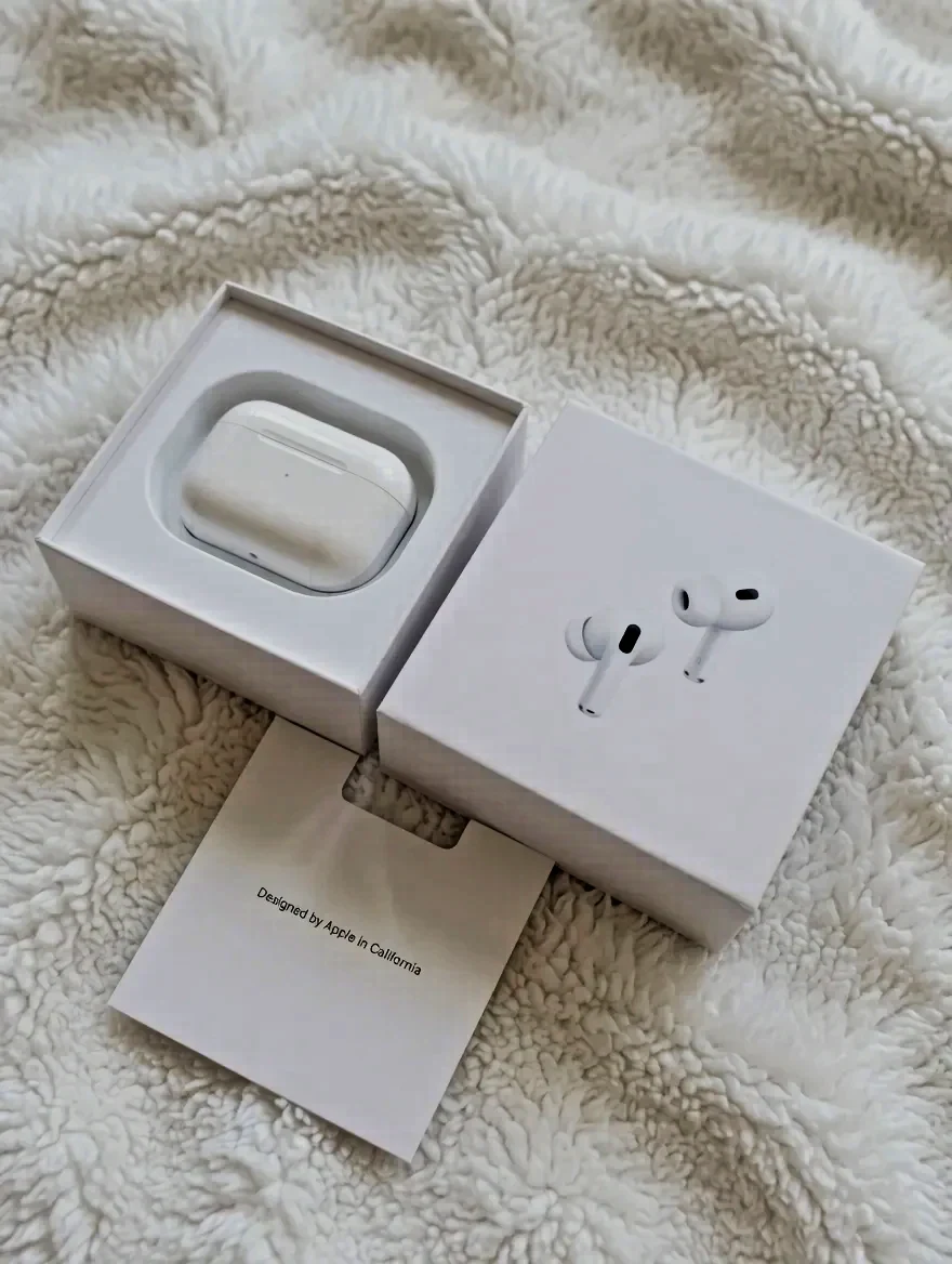 AirPods Pro blanc avec boîtier de charge