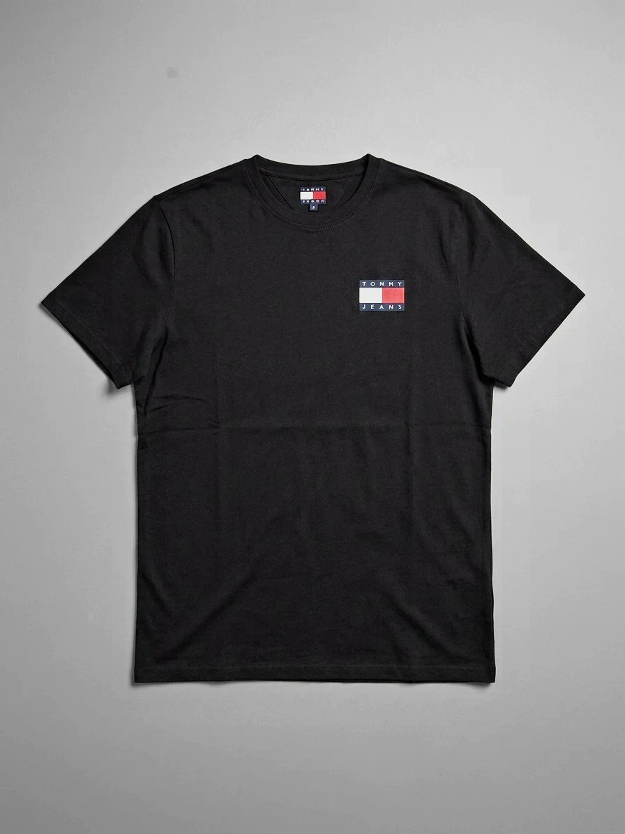 T-shirt Tommy Jeans noir logo