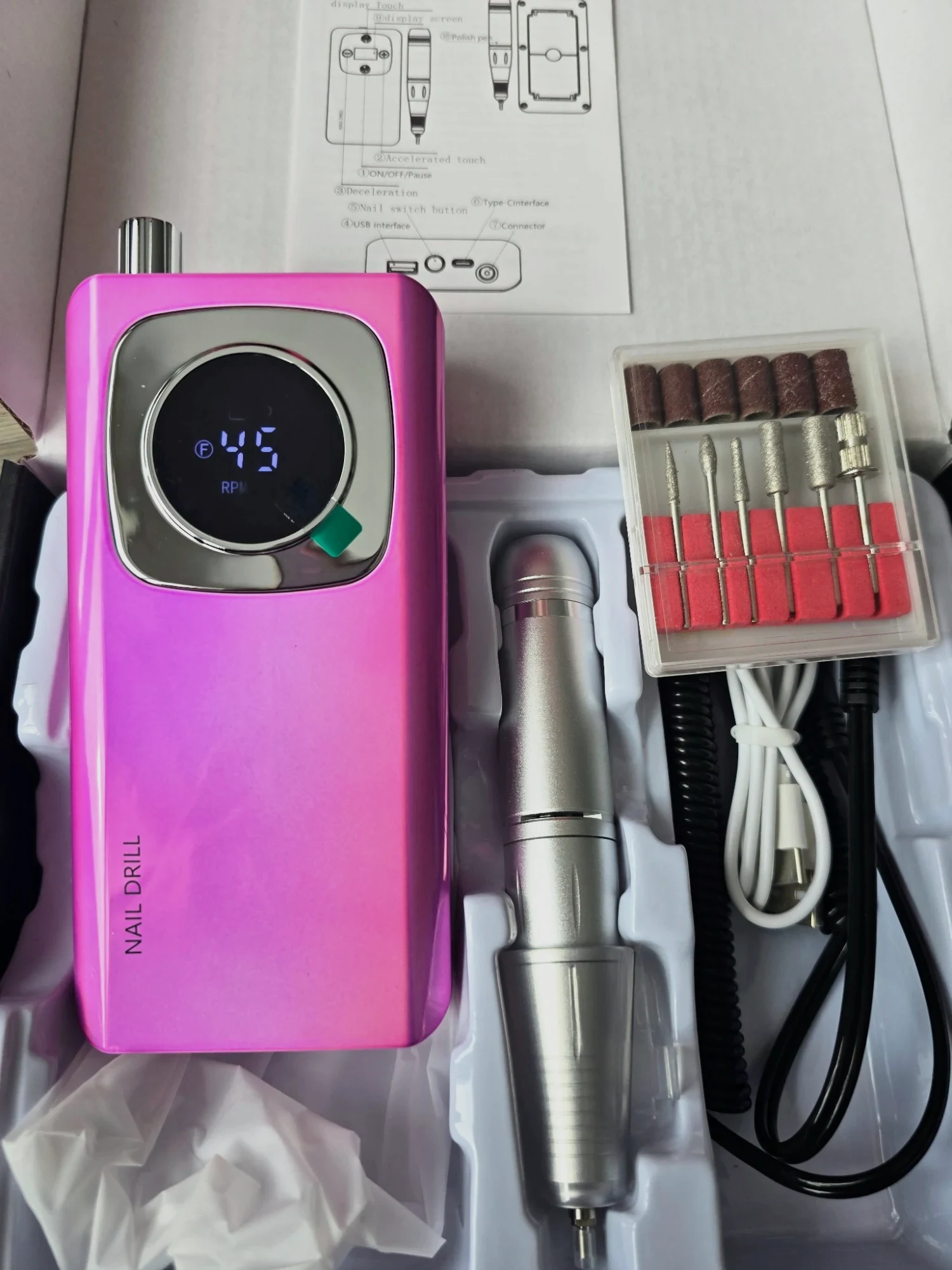 ponceuse à ongle Pro