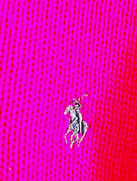 Pull Ralph Lauren rouge demi-zip taille M 100% coton – Ralph Lauren – rouge – taille M 4