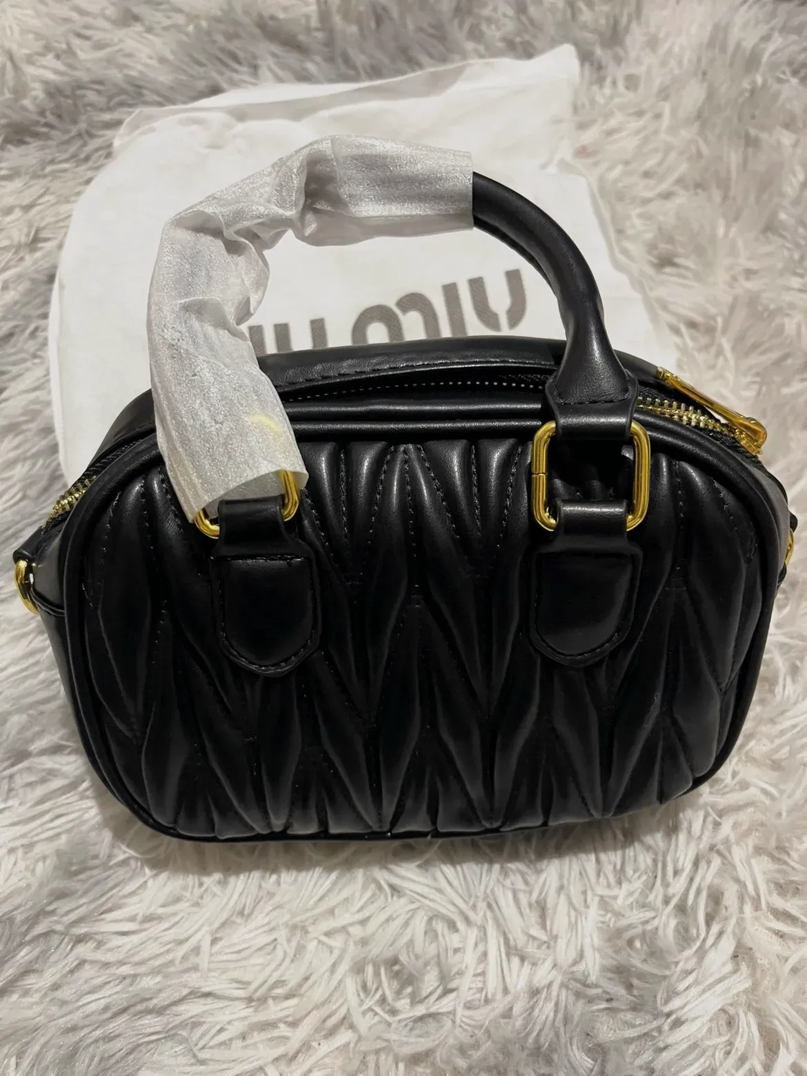 Sac à main Miu Miu noir – Miu Miu – taille Taille unique 4