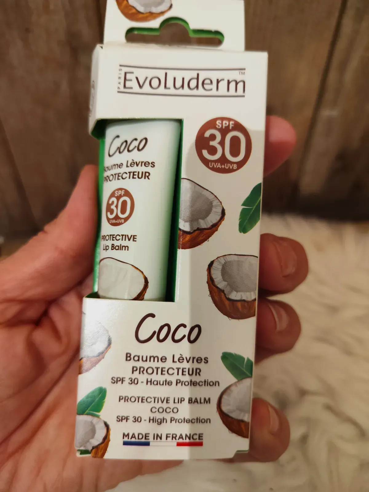 Baume à lèvres Evoluderm Coco SPF 30 – Evoluderm 5