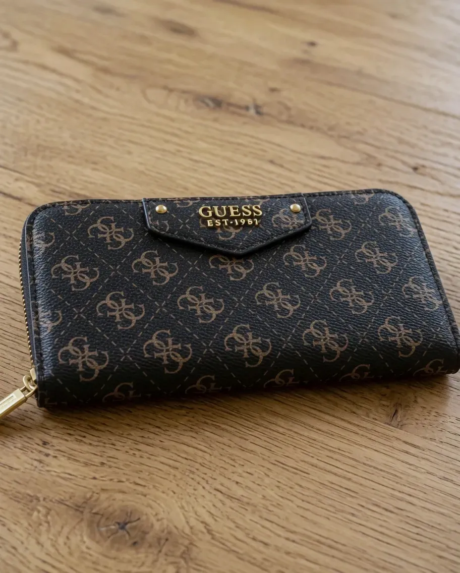 Portefeuille Guess – Guess – marron – taille Taille unique 4