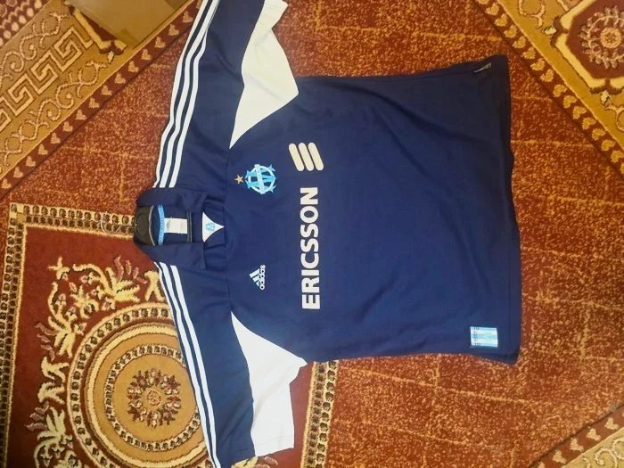 Maillot OM Ericsson Vintage Adidas Blue – Adidas – taille XL
