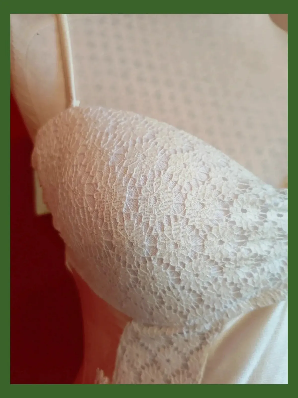 🌺 Precioso bañador vintage blanco con blonda y detalle de margaritas bordadas – Vintage Dressing – taille XXL / 44 / 16 4