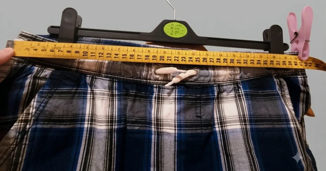 Pantalones cortos de cuadros c&a talla 170/176 – C&A – taille 15 ans / 170 cm 3