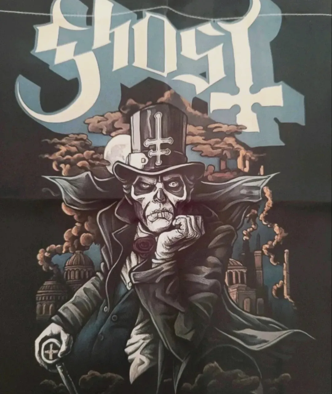 Tote bag Ghost sac cabas en tissu noir – Ghost – taille Taille unique 2