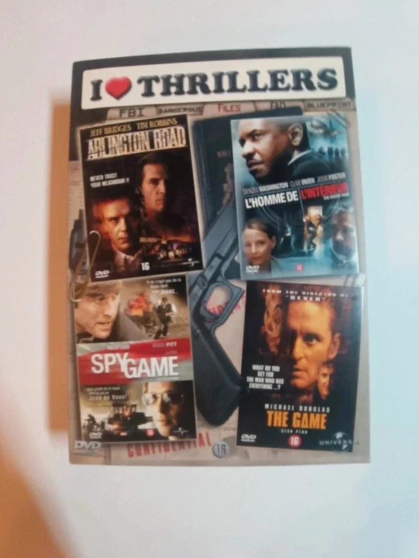 Coffret 4 Dvd Thrillers