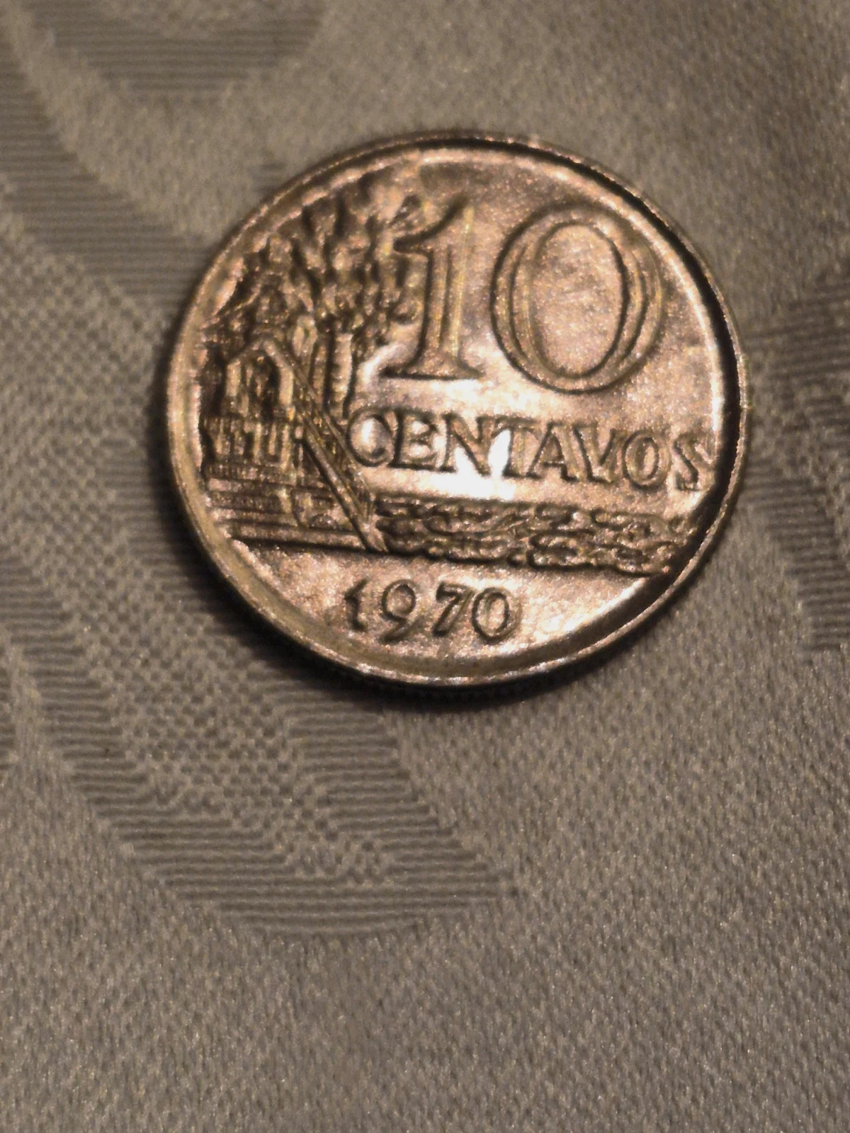 Pièce de 10 centimes brésilien (1970)