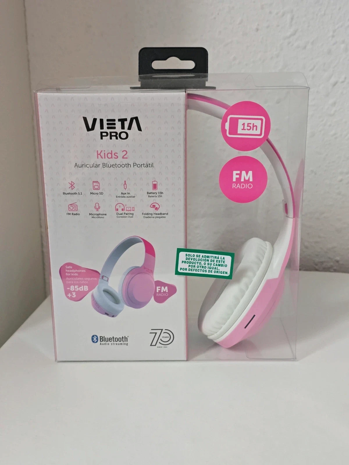 Auriculares Vieta Pro12 Niña