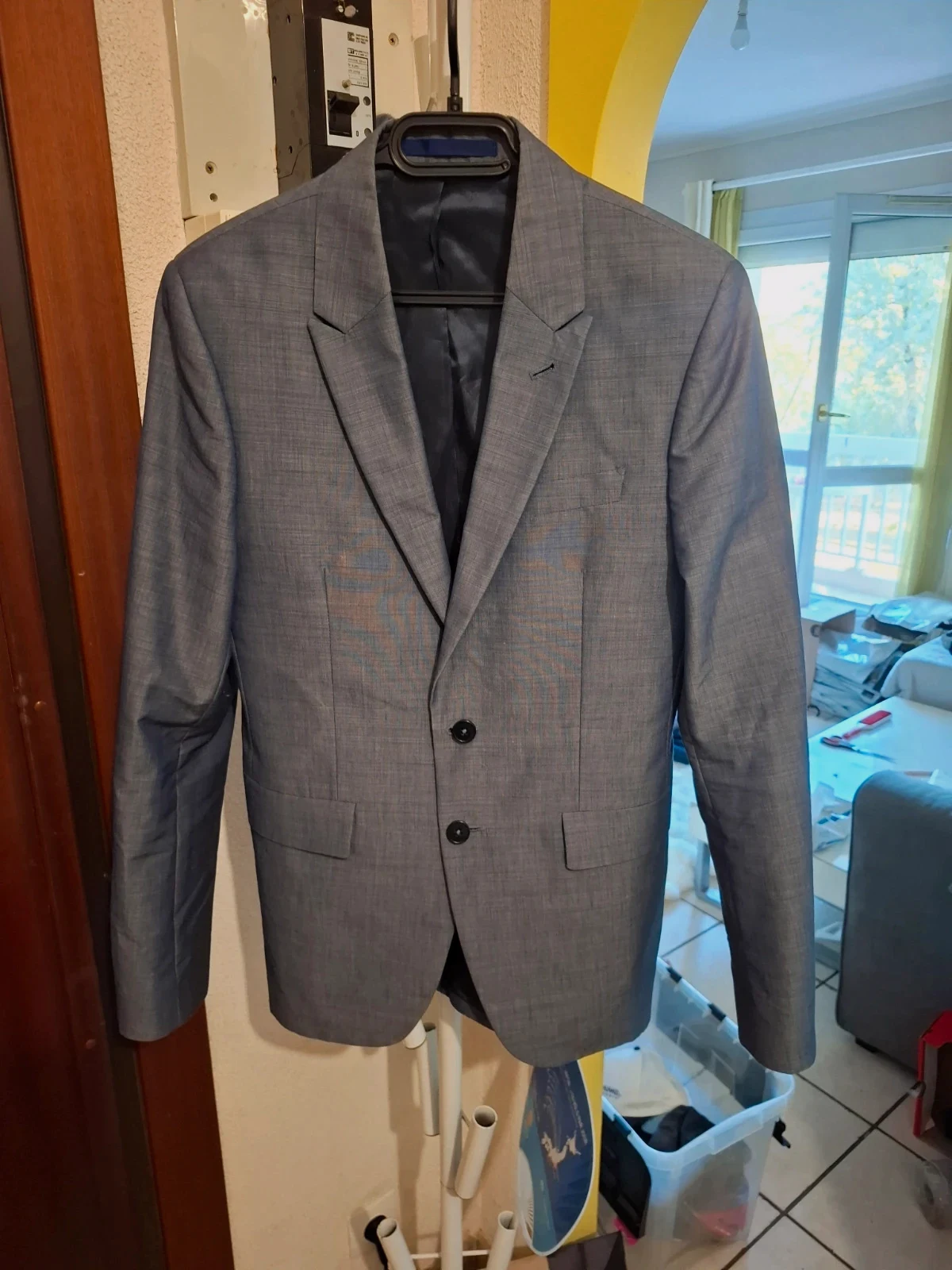 Veste / Blazer de Costume Élégant "Paul Smith" (PS) Bleu Chiné T.Gents