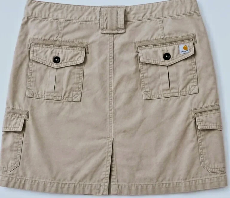 Carhartt cargo skirt beige poches