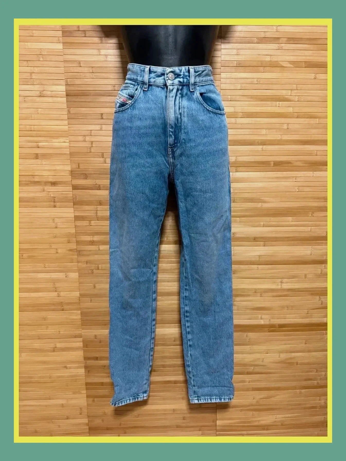 Vaquero marca Diésel corte boyfriend cintura alta talla 38 😍
