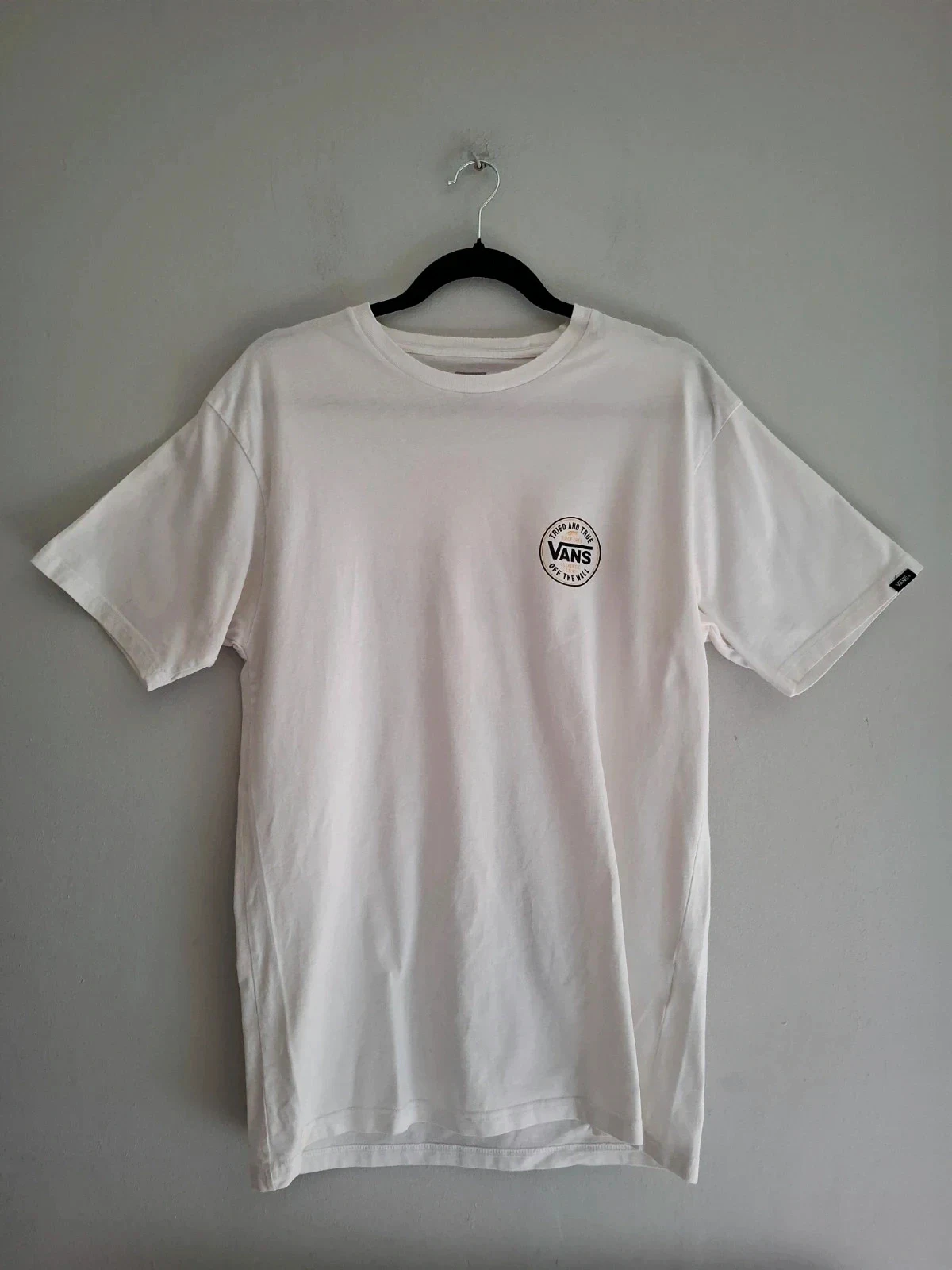 Camiseta Blanca VANS Off The Wall Talla M (Classic Fit)