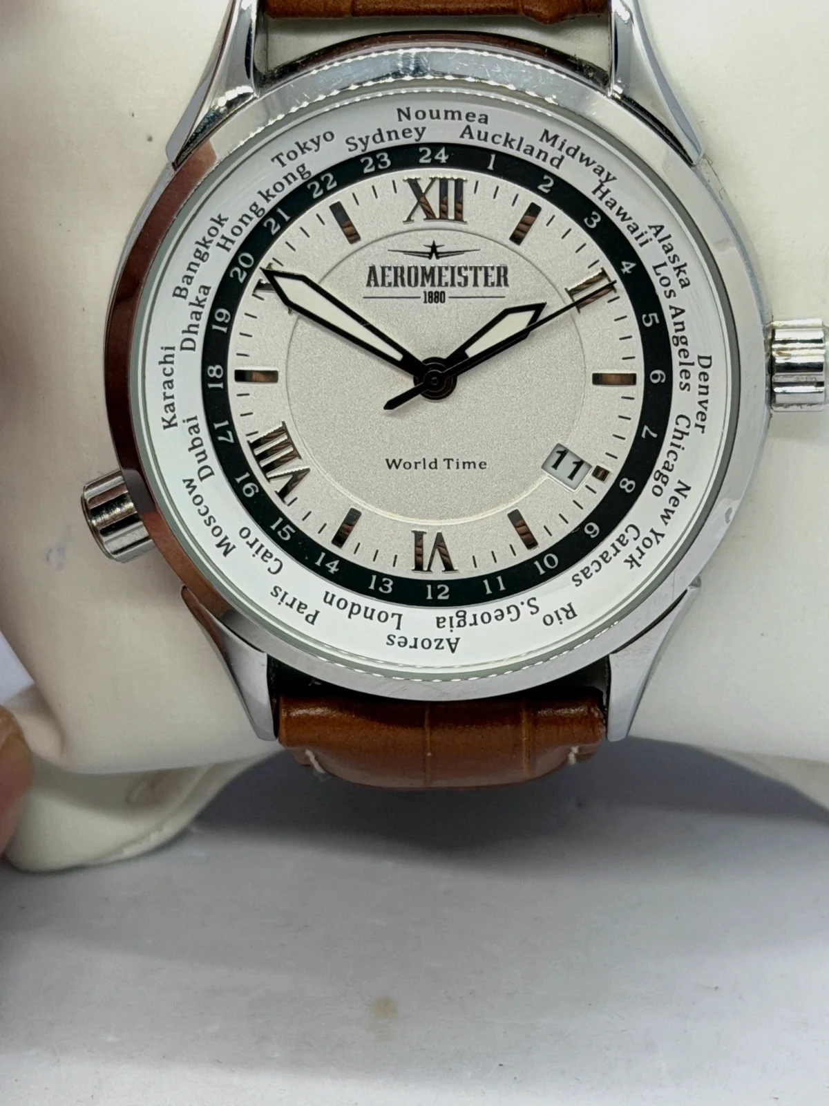 Montre Homme Aeromeister World Time AM9002 – Aeromeister – taille 43–46 mm