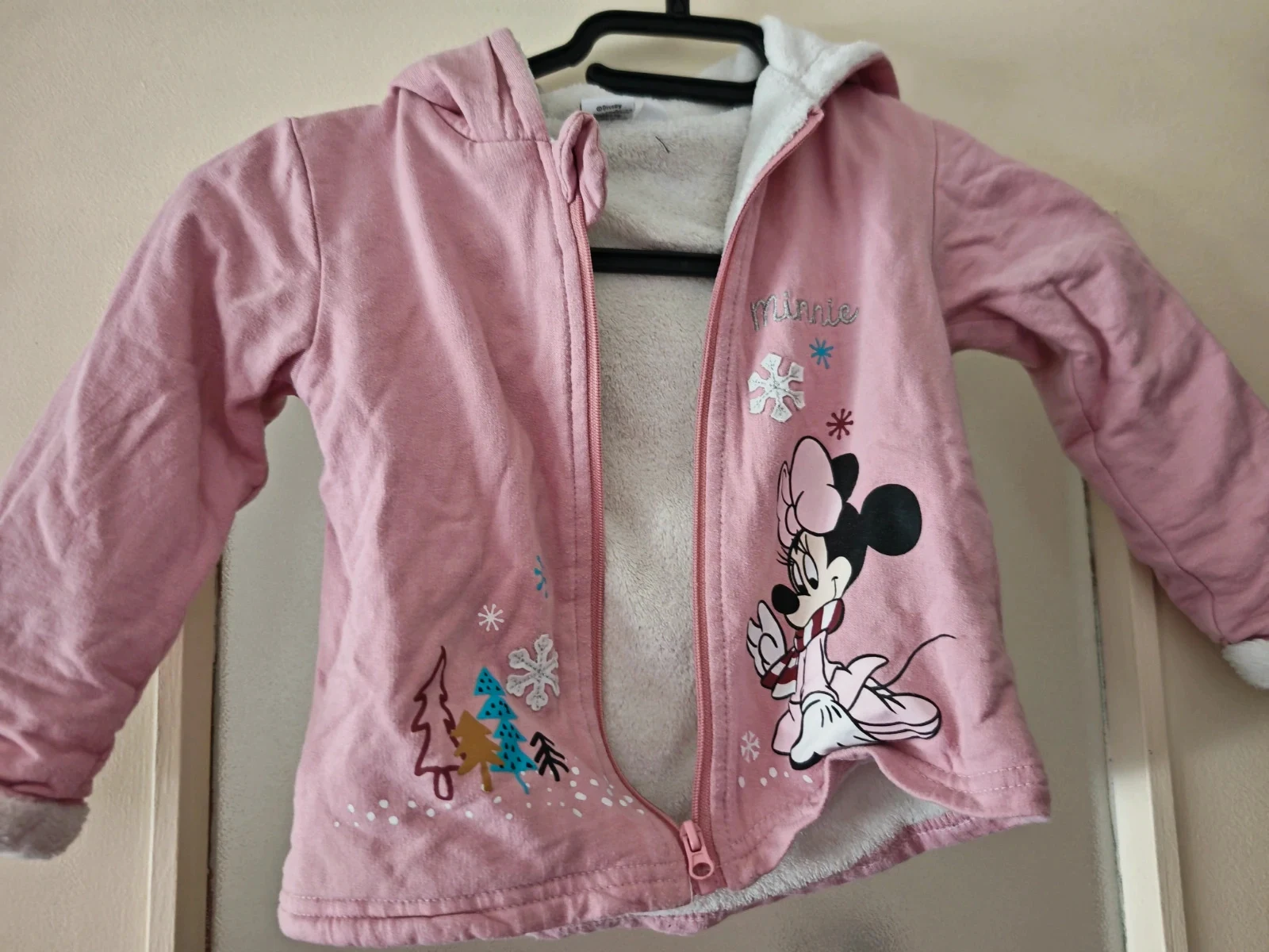 Veste à capuche Disney Baby Minnie rose – 24 mois